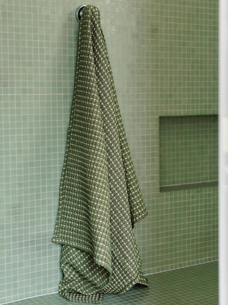 Aalto Bath Towel- Spirulina/butter